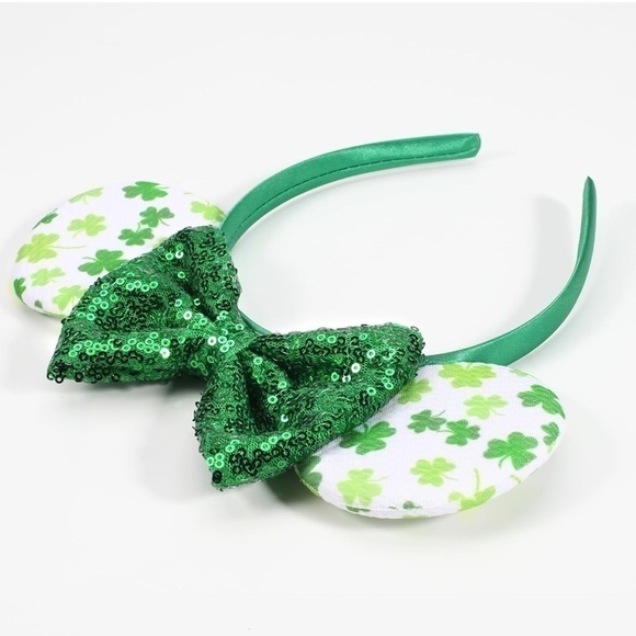 Women’s Disney Inspired Handmade Shamrock Minnie Ears - NWOT - Picture 4 of 6